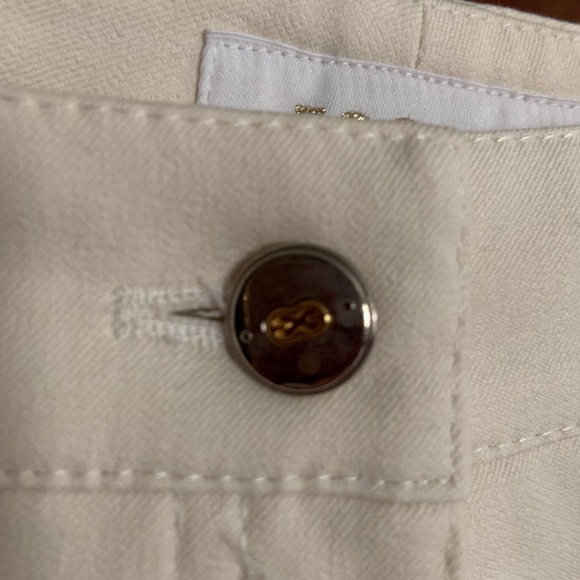 Escada Ladies dress pants in cream cotton blend - Picture 2 of 8